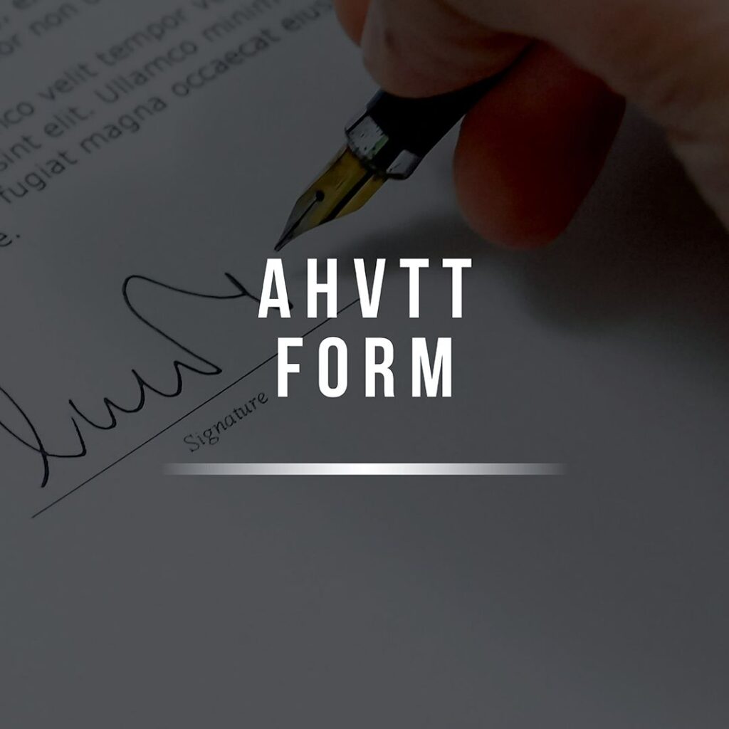 AHVTT Form